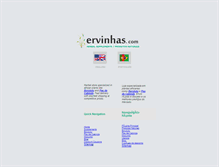 Tablet Screenshot of ervinhas.com